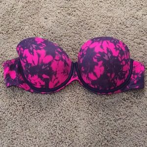 Tie dyed VS PINK strapless bra